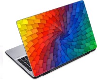 ezyPRNT Colorful Paper Spiral Pattern (14 to 14.9 inch) Vinyl Laptop Decal 14   Laptop Accessories  (ezyPRNT)