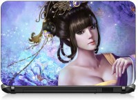 VI Collections ANIMATED CHINESE GIRL FACE pvc Laptop Decal 15.6   Laptop Accessories  (VI Collections)