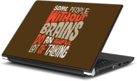 ezyPRNT Without Brains Talking (15 inch) Vinyl Laptop Decal 15   Laptop Accessories  (ezyPRNT)