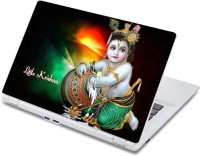 ezyPRNT Little Krishna (13 to 13.9 inch) Vinyl Laptop Decal 13   Laptop Accessories  (ezyPRNT)