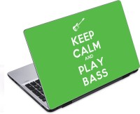 ezyPRNT keep calm play bass (14 inch) Vinyl Laptop Decal 14   Laptop Accessories  (ezyPRNT)