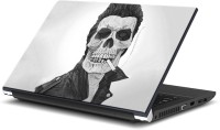 ezyPRNT Skull and Abstract A (15 to 15.6 inch) Vinyl Laptop Decal 15   Laptop Accessories  (ezyPRNT)