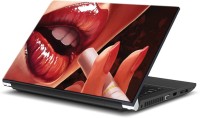 ezyPRNT Red Lips (14 to 14.9 inch) Vinyl Laptop Decal 14   Laptop Accessories  (ezyPRNT)
