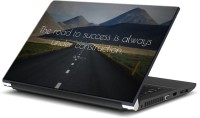ezyPRNT The Road to Success Motivation Quote a (15 to 15.6 inch) Vinyl Laptop Decal 15   Laptop Accessories  (ezyPRNT)