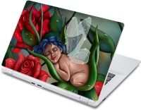 ezyPRNT Abstract Baby and Flower (13 to 13.9 inch) Vinyl Laptop Decal 13   Laptop Accessories  (ezyPRNT)