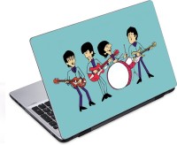 ezyPRNT Guitarist and Musicians O (14 to 14.9 inch) Vinyl Laptop Decal 14   Laptop Accessories  (ezyPRNT)