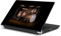 ezyPRNT Drum Set Musical Instrument Music (15 to 15.6 inch) Vinyl Laptop Decal 15   Laptop Accessories  (ezyPRNT)