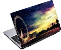 ezyPRNT Travel and Tourism The London Eye (14 to 14.9 inch) Vinyl Laptop Decal 14   Laptop Accessories  (ezyPRNT)