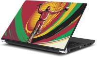 ezyPRNT Cricket Sports Pop Art (15 to 15.6 inch) Vinyl Laptop Decal 15   Laptop Accessories  (ezyPRNT)