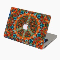 Theskinmantra Peace With Colours Macbook 3m Bubble Free Vinyl Laptop Decal 13.3   Laptop Accessories  (Theskinmantra)
