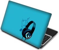 Shopmania Musical headphone Vinyl Laptop Decal 15.6   Laptop Accessories  (Shopmania)