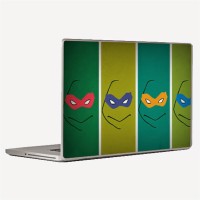 Theskinmantra Green Turtle Laptop Decal 14.1   Laptop Accessories  (Theskinmantra)