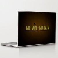 Theskinmantra No Pain - No Gain Universal Size Vinyl Laptop Decal 15.6   Laptop Accessories  (Theskinmantra)