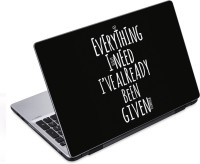 ezyPRNT Need Nothing quote (14 inch) Vinyl Laptop Decal 14   Laptop Accessories  (ezyPRNT)
