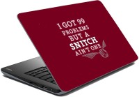 meSleep Red Quotes 82-004 Vinyl Laptop Decal 15.6   Laptop Accessories  (meSleep)