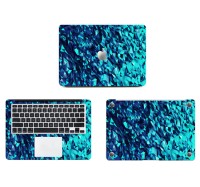 Swagsutra Blue Crystal effect Vinyl Laptop Decal 11   Laptop Accessories  (Swagsutra)