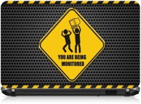 Box 18 You Are Being Monitored1550 Vinyl Laptop Decal 15.6   Laptop Accessories  (Box 18)