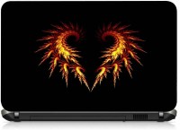 VI Collections ART LOGO IN FLAMES pvc Laptop Decal 15.6   Laptop Accessories  (VI Collections)