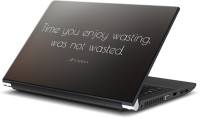 ezyPRNT Time Motivation Quote (15 to 15.6 inch) Vinyl Laptop Decal 15   Laptop Accessories  (ezyPRNT)