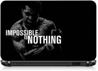 View VI Collections IMPASSIBLE IS NOTHING PRINT pvc Laptop Decal 15.6 Laptop Accessories Price Online(VI Collections)