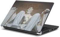 Dadlace Abraham Lincoln Vinyl Laptop Decal 15.6   Laptop Accessories  (Dadlace)