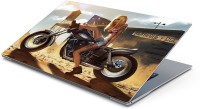 Lovely Collection hot chick biker Vinyl Laptop Decal 15.6   Laptop Accessories  (Lovely Collection)