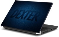Dadlace Dexter Blue Vinyl Laptop Decal 17   Laptop Accessories  (Dadlace)