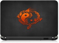 VI Collections DRAGON LOGO IN FLAMES pvc Laptop Decal 15.6   Laptop Accessories  (VI Collections)