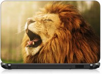 View VI Collections LION ANGRY pvc Laptop Decal 15.6 Laptop Accessories Price Online(VI Collections)