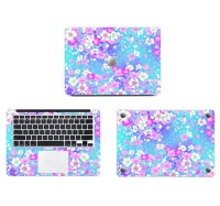 Swagsutra Purple Flower Scenery Full body SKIN/STICKER Vinyl Laptop Decal 15   Laptop Accessories  (Swagsutra)