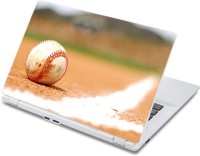 ezyPRNT Base Ball at Ground Sports (13 to 13.9 inch) Vinyl Laptop Decal 13   Laptop Accessories  (ezyPRNT)