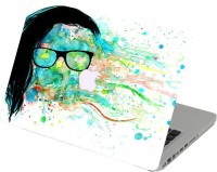 Swagsutra Swagsutra Colorful Geek Laptop Skin/Decal For MacBook Air 13 Vinyl Laptop Decal 13   Laptop Accessories  (Swagsutra)