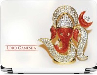 FineArts Lord Ganesha Gems Vinyl Laptop Decal 15.6   Laptop Accessories  (FineArts)