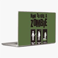Theskinmantra Kill a zombie Laptop Decal 13.3   Laptop Accessories  (Theskinmantra)