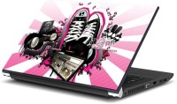ezyPRNT Beautiful Musical Expressions Music AV (15 to 15.6 inch) Vinyl Laptop Decal 15   Laptop Accessories  (ezyPRNT)