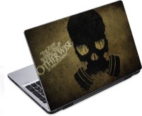 ezyPRNT Skull and Abstract E (14 to 14.9 inch) Vinyl Laptop Decal 14   Laptop Accessories  (ezyPRNT)