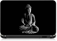 VI Collections buddha statue in dark IMPORTED VINYL Laptop Decal 15.6   Laptop Accessories  (VI Collections)
