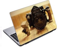 ezyPRNT Camera on Wood (14 to 14.9 inch) Vinyl Laptop Decal 14   Laptop Accessories  (ezyPRNT)