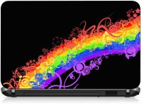 View VI Collections RAINBOW WITH ABSTRACT pvc Laptop Decal 15.6 Laptop Accessories Price Online(VI Collections)