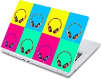 ezyPRNT Headphones and Earphones Music D (13 to 13.9 inch) Vinyl Laptop Decal 13   Laptop Accessories  (ezyPRNT)