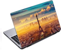 ezyPRNT The Amazing Eiffel Tower City (14 to 14.9 inch) Vinyl Laptop Decal 14   Laptop Accessories  (ezyPRNT)
