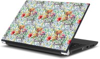 ezyPRNT Dense Floral pattern (15 to 15.6 inch) Vinyl Laptop Decal 15   Laptop Accessories  (ezyPRNT)