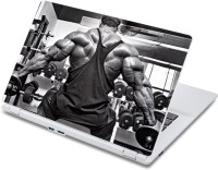 ezyPRNT Hard Gym Workout Body Builder (13 to 13.9 inch) Vinyl Laptop Decal 13   Laptop Accessories  (ezyPRNT)