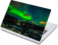 ezyPRNT The polar lights in Norway Nature (13 to 13.9 inch) Vinyl Laptop Decal 13   Laptop Accessories  (ezyPRNT)