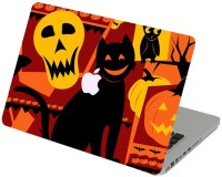 Swagsutra Swagsutra Black Cat Laptop Skin/Decal For MacBook Air 13 Vinyl Laptop Decal 13   Laptop Accessories  (Swagsutra)
