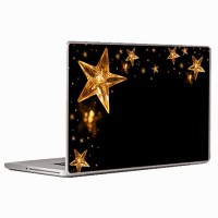 Theskinmantra Golden Stars Laptop Decal 13.3   Laptop Accessories  (Theskinmantra)