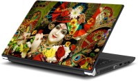 ezyPRNT Krishna with Flute (15 to 15.6 inch) Vinyl Laptop Decal 15   Laptop Accessories  (ezyPRNT)
