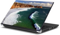 ezyPRNT Sea Waves (15 to 15.6 inch) Vinyl Laptop Decal 15   Laptop Accessories  (ezyPRNT)