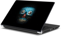 ezyPRNT Skull and Abstract M (15 to 15.6 inch) Vinyl Laptop Decal 15   Laptop Accessories  (ezyPRNT)