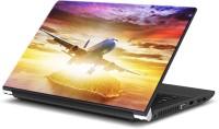 ezyPRNT Airplane Over The See (15 to 15.6 inch) Vinyl Laptop Decal 15   Laptop Accessories  (ezyPRNT)